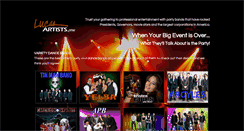 Desktop Screenshot of lucasartistmanagement.com